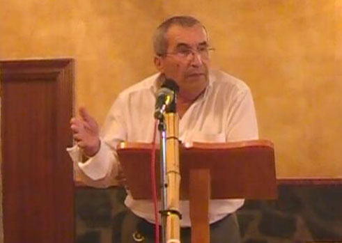 Gerardo Gómez durante su intervención