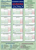  Calendario laboral Oficial 2010 para Alhama 