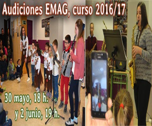 Audiciones fin de curso de la EMAG