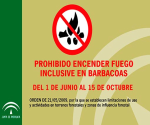 Andalucía se encuentra en época de peligro alto de incendios forestales desde el 1 de junio hasta el15 de octubre