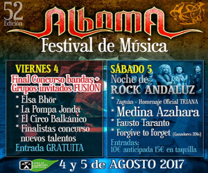 El Rock Andaluz protagonista de la 52º edición del Alhama Festival de Música