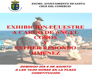 Santa Cruz del Comercio cierra sus fiestas este domingo con una exhibición ecuestre