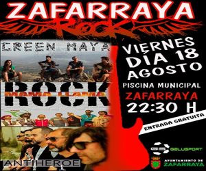 Noche rock en Zafarraya este viernes 18 de agosto