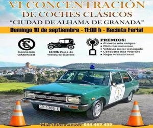 VI Concentración de coches clásicos 'Ciudad de Alhama'