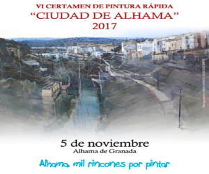 Convocado el certamen de “Pintura rápida 2017”, de Alhama