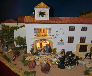 El monumental belén del Convento de San Diego, en Alhama