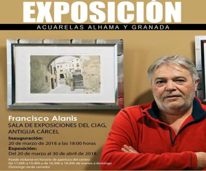 El pintor granadino Francisco Alanis protagonista de la tercera exposición de pintura del CIAG