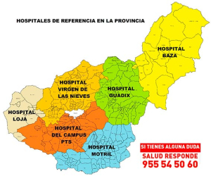 Tras la remodelación de los hospitales toda nuestra comarca depende del PTS, a excepción de Zafarraya que sigue en el hospital de Loja