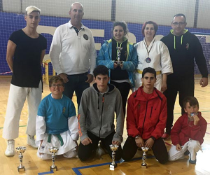 Nuestros karatecas consiguen seis pódiums, de nueve posibles, en la Liga Provincial de Karate