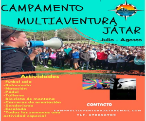 Campamento de verano en Játar