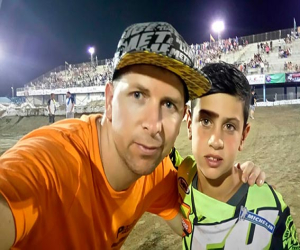 Roberto Romero participó en la primera prueba del nacional de SX en Cuevas del Almanzora