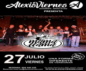 Los Mama Llama en Alexis Viernes, este viernes