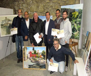 El buen tiempo acogió a los participantes del VII Certamen de pintura rápida “Ciudad de Alhama”