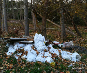 La porquería dejada por el ser humano