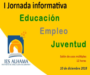 I Jornada educación, empleo y juventud, en el IES Alhama