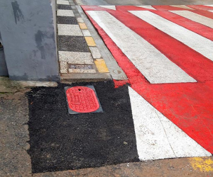 El ayuntamiento de Jayena instala un hidrante o boca de incendios en la Avenida Mediterráneo