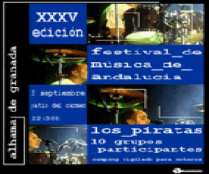 Concurso para el cartel anunciador del Festival 2001