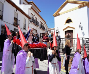 Primera procesión infantil de Semana Santa en Fornes