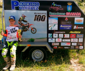 Roberto Romero, tercero en el Campeonato Andaluz de Motocross