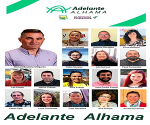 Elecciones Municipales 26-mayo-2019, ADELANTE ALHAMA, Alhama de Granada