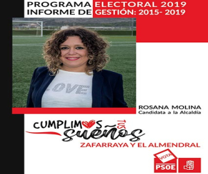 Elecciones Municipales 26-mayo-2019, PSOE Zafarraya