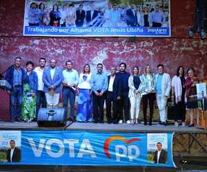 El PP dedicó su mitin de campaña para destacar el saneamiento que han hecho del Ayuntamiento “tras el agujero que dejaron los socialistas”