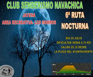 Sexta ruta nocturna Villa de Jayena