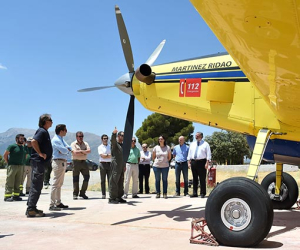 El delegado del Gobierno y la delegada de Agricultura visitan el CEDEFO de La Resinera
