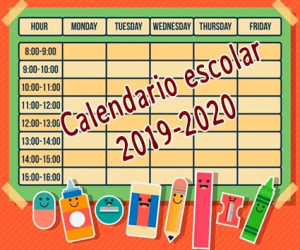 Calendario escolar 2019-2020