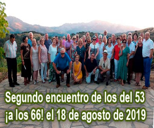 Segundo encuentro de los nacidos en el 1953, ¡ya con 66!