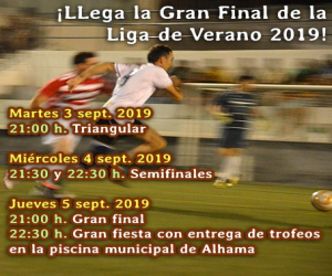 Todo preparado paras las finales de la LFV 2019