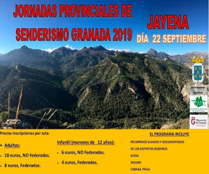 Casi 400 senderistas se han inscrito ya en las Jornadas Provinciales de Jayena