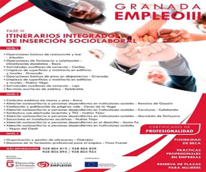 Nuevos itinerarios integrados de inserción laboral de la Diputación de Granada