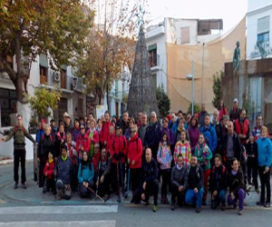 El club Senderista Navachica de Jayena participa en una jornada de convivencia senderista entre los municipios de Lanjarón, Atarfe, Órgiva y Jayena
