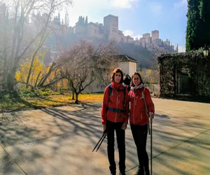 La ruta número 6, por Alfacar, Víznar, El Fargue y la Abadía del Sacro Monte despidió el año senderista 2019