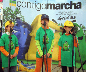 Campaña para aprender a reciclar; Contigo Marcha