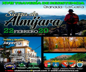 XVII travesía de resistencia Granada la costa por la Almijara