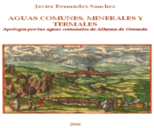 Se publica el libro: Aguas comunales, minerales y termales