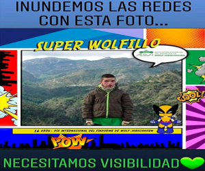 Vecinos de Jayena tienen un detalle con “Migue”, con motivo del día internacional del síndrome de Wolf-Hirschhorn