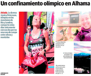 Un confinamiento olímpico en Alhama