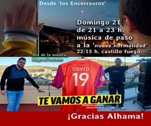 Música y pirotecnia para celebrar el paso a la ‘nueva normalidad’ y homenajear el comportamiento de los alhameños