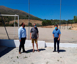 Diputación finaliza las obras de mejora del campo de fútbol de Játar
