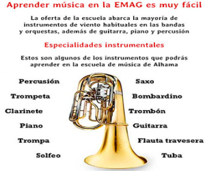 Se pone en marcha el nuevo curso de la escuela de música de Alhama
