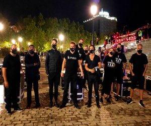 Profesionales del espectáculo de nuestra comarca en la manifestación de Granada para rescatar al maltratado sector