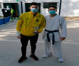 Oscar Correa doble pódium en el Campeonato de Andalucía de karate