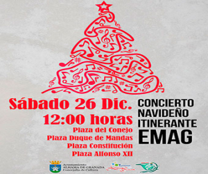 El 26 de diciembre, Concierto de Navidad de la EMAG