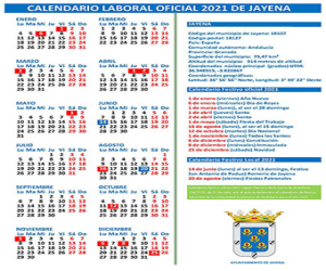 El Ayuntamiento de Jayena reparte 500 calendarios labores oficiales 2021 para los vecinos del municipio