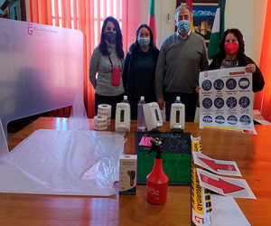 Diputación distribuye material deportivo y anticovid en 59 municipios de la provincia 