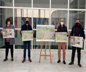 Jagarmus realiza el nuevo callejero artístico de Santa Fe