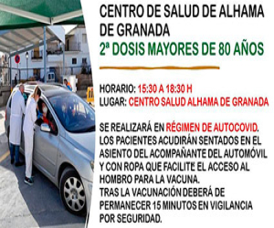 Los mayores que recibieron la primera dosis el pasado 24 de febrero están citados este miércoles para recibir la segunda dosis